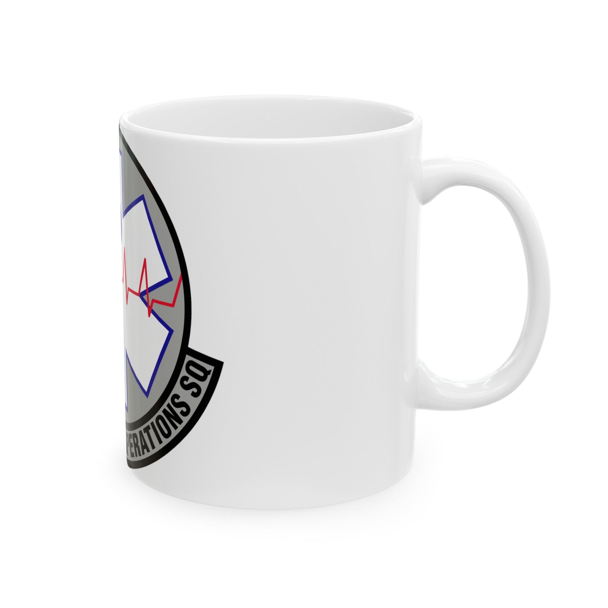 7 Healthcare Operations Squadron AFGSC (U.S. Air Force) White Coffee Mug-The Sticker Space