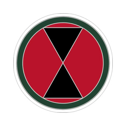 7 Infantry Division (U.S. Army) STICKER Vinyl Die-Cut Decal 2 Inch - The Sticker Space