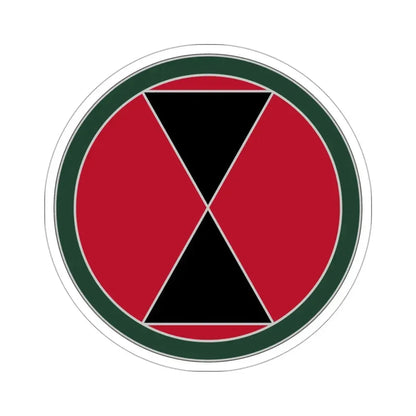 7 Infantry Division (U.S. Army) STICKER Vinyl Die-Cut Decal 3 Inch - The Sticker Space