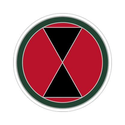 7 Infantry Division (U.S. Army) STICKER Vinyl Die-Cut Decal 4 Inch - The Sticker Space