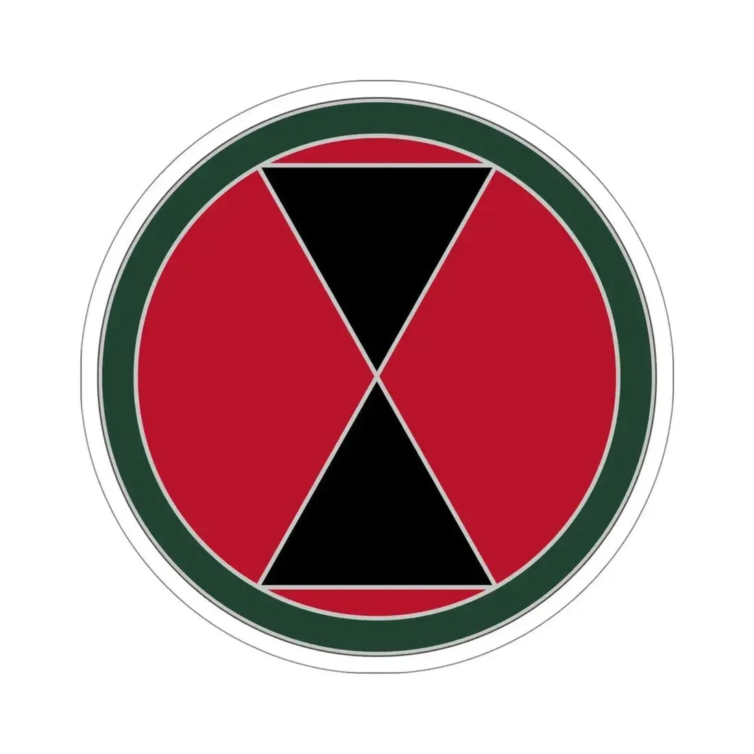 7 Infantry Division (U.S. Army) STICKER Vinyl Die-Cut Decal 5 Inch - The Sticker Space