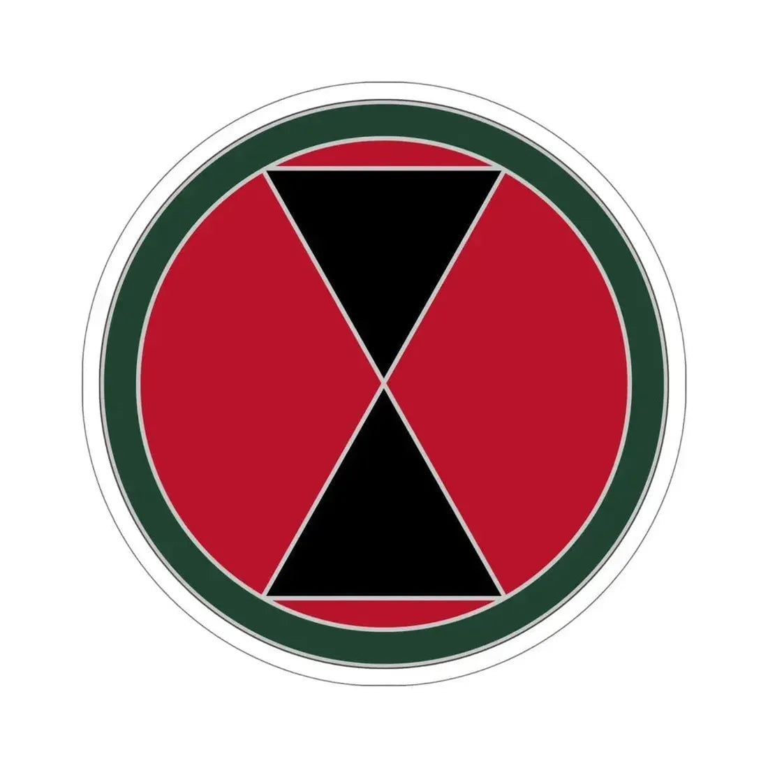 7 Infantry Division (U.S. Army) STICKER Vinyl Die-Cut Decal 6 Inch - The Sticker Space