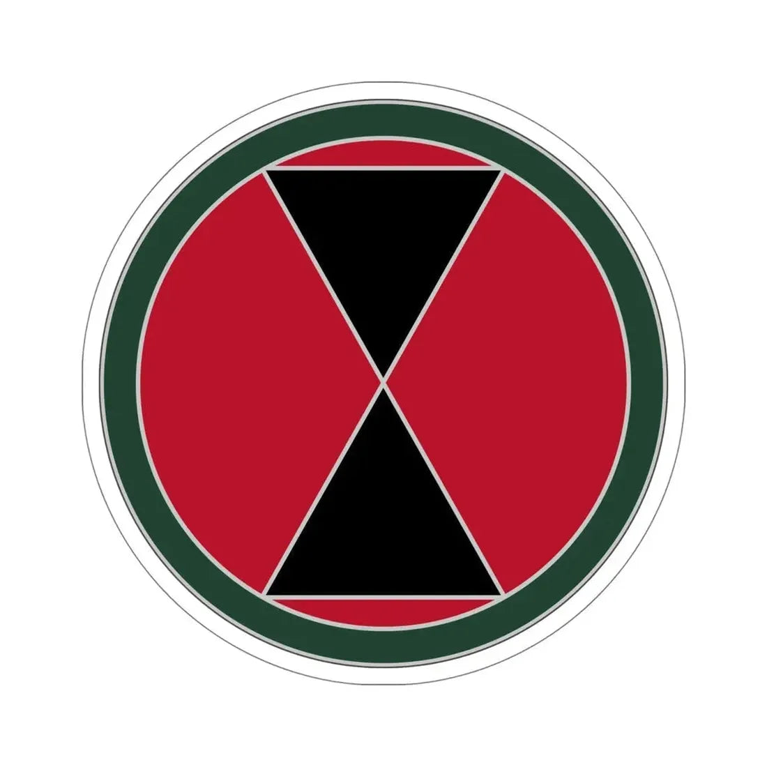 7 Infantry Division (U.S. Army) STICKER Vinyl Die-Cut Decal - The Sticker Space