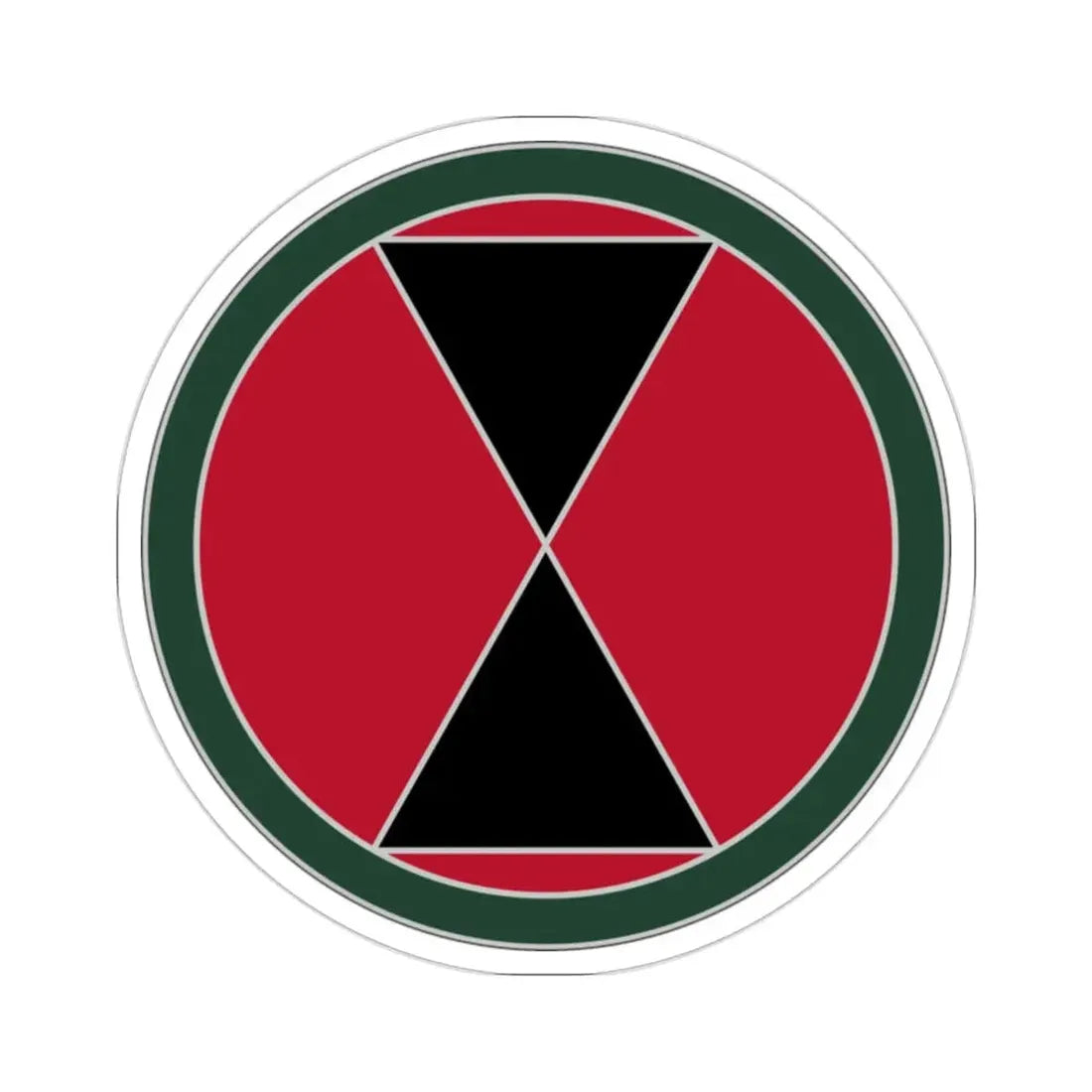 7 Infantry Division (U.S. Army) STICKER Vinyl Die-Cut Decal - The Sticker Space