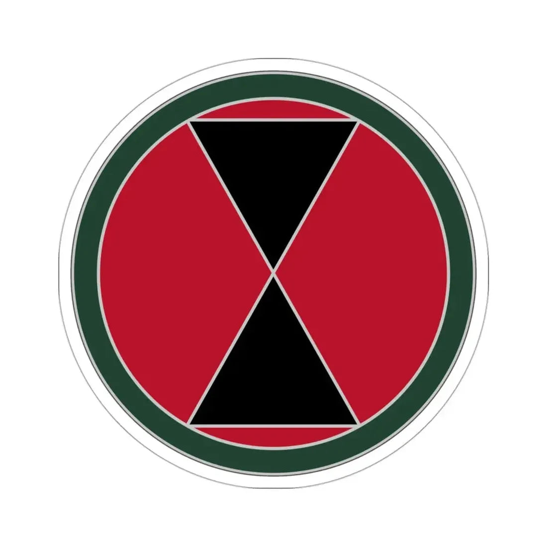 7 Infantry Division (U.S. Army) STICKER Vinyl Die-Cut Decal - The Sticker Space