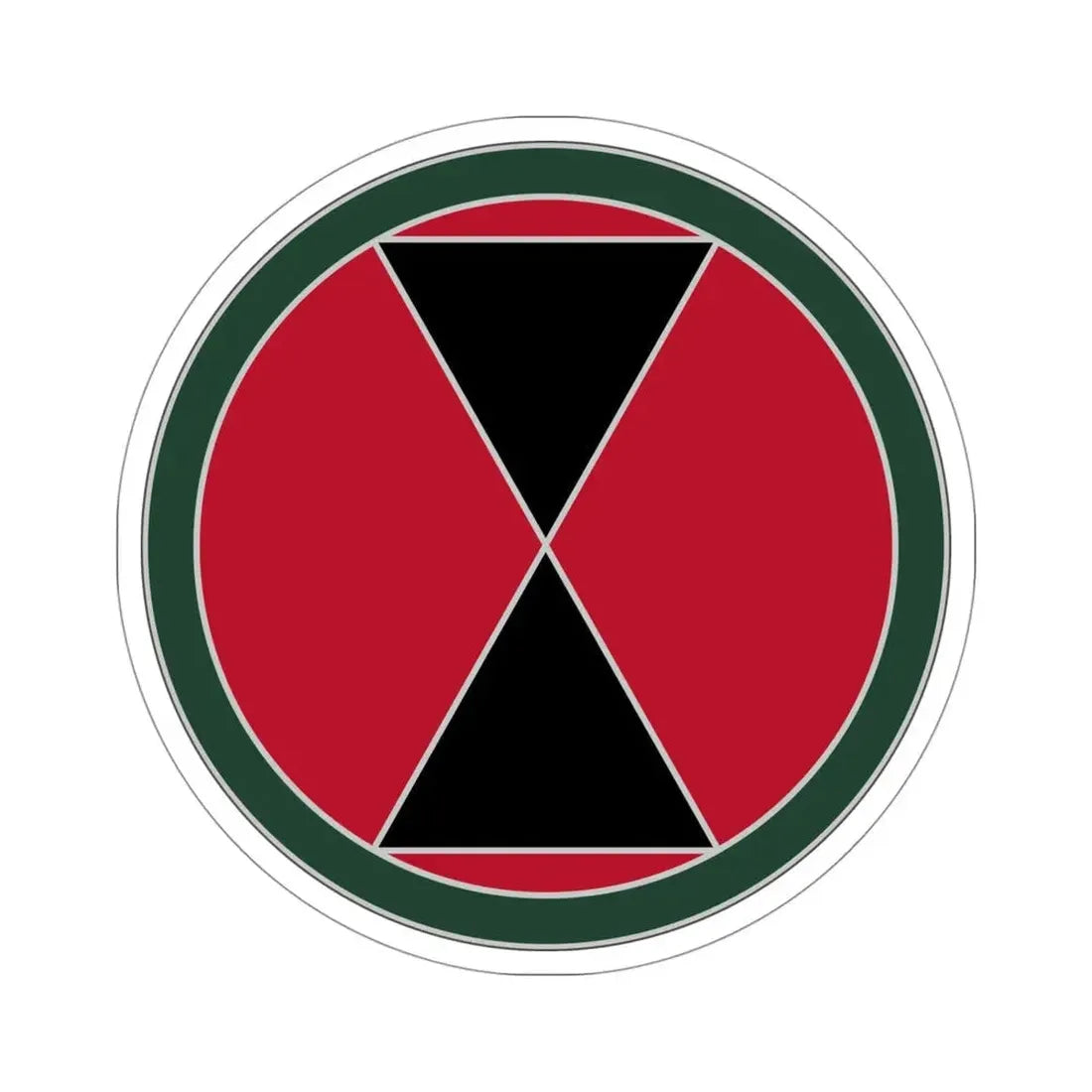 7 Infantry Division (U.S. Army) STICKER Vinyl Die-Cut Decal - The Sticker Space