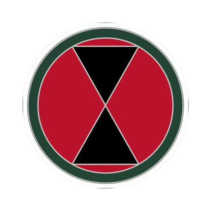 7 Infantry Division (U.S. Army) STICKER Vinyl Kiss-Cut Decal 2 Inch White - The Sticker Space