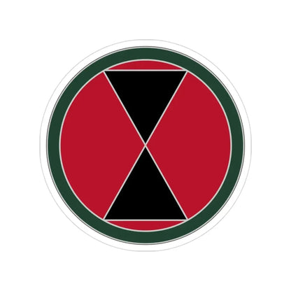7 Infantry Division (U.S. Army) Transparent STICKER Die-Cut Vinyl Decal - The Sticker Space