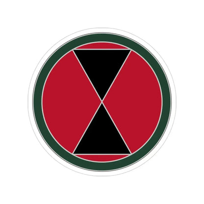 7 Infantry Division (U.S. Army) Transparent STICKER Die-Cut Vinyl Decal - The Sticker Space