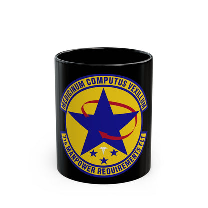 7 Manpower Requirements Flight AFMA (U.S. Air Force) Black Coffee Mug-11oz-The Sticker Space