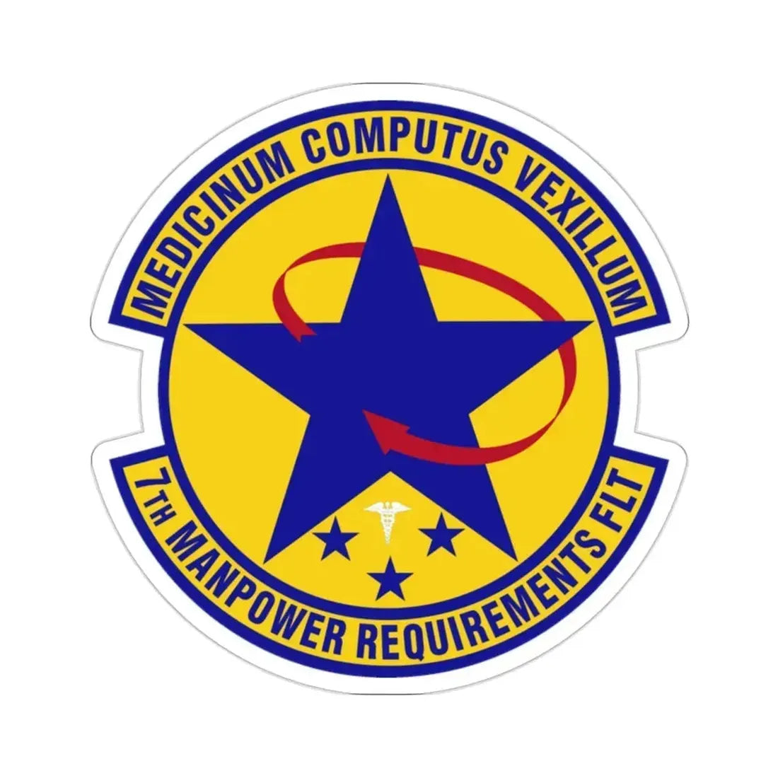 7 Manpower Requirements Flight AFMA (U.S. Air Force) STICKER Vinyl Die-Cut Decal 2 Inch - The Sticker Space