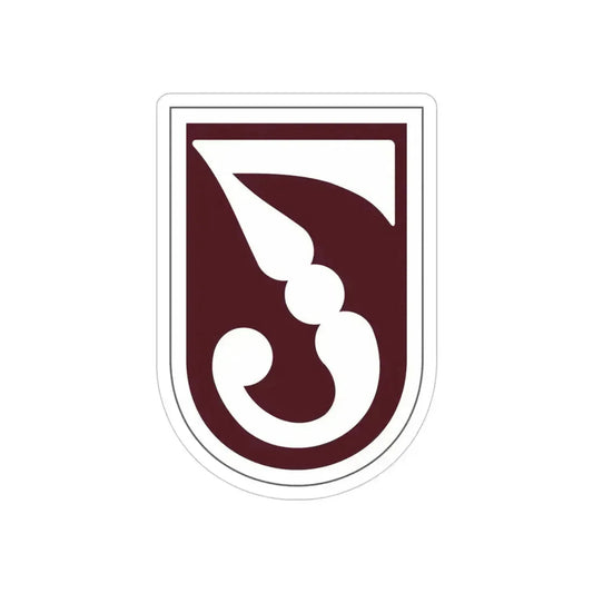 7 Medical Brigade 2 (U.S. Army) REVERSE PRINT Transparent Die-Cut STICKER 6 Inch Die-Cut Transparent - The Sticker Space
