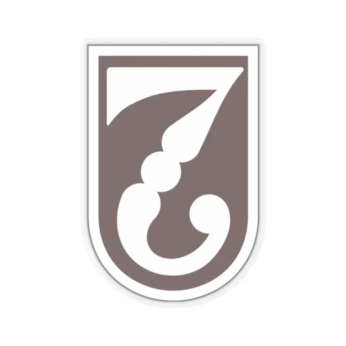 7 Medical Brigade 2 (U.S. Army) STICKER Vinyl Kiss-Cut Decal 2 Inch Transparent - The Sticker Space