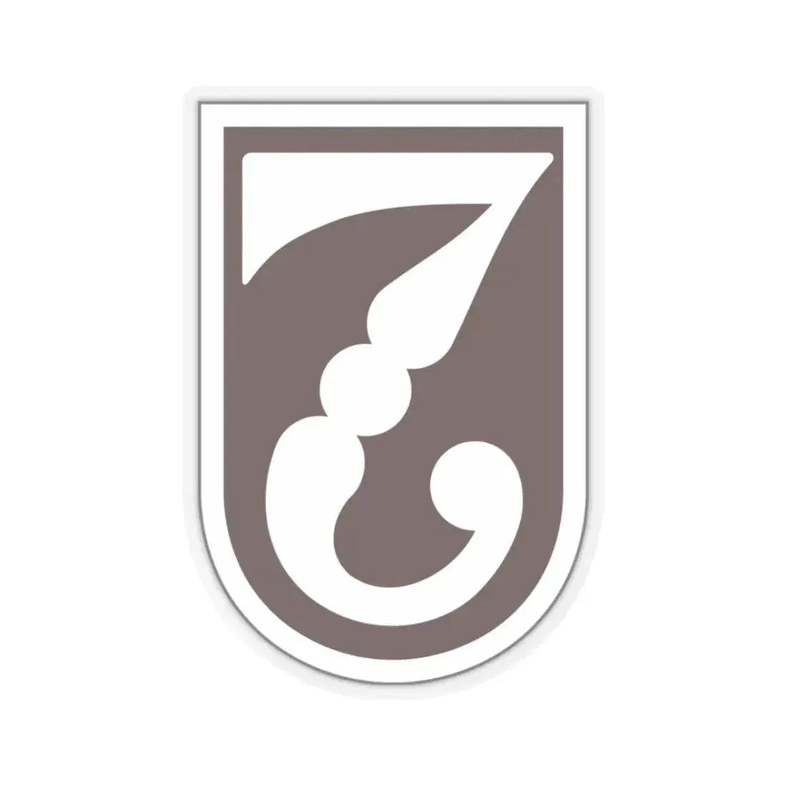 7 Medical Brigade 2 (U.S. Army) STICKER Vinyl Kiss-Cut Decal 3 Inch Transparent - The Sticker Space