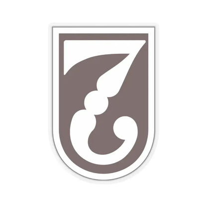 7 Medical Brigade 2 (U.S. Army) STICKER Vinyl Kiss-Cut Decal 3 Inch Transparent - The Sticker Space