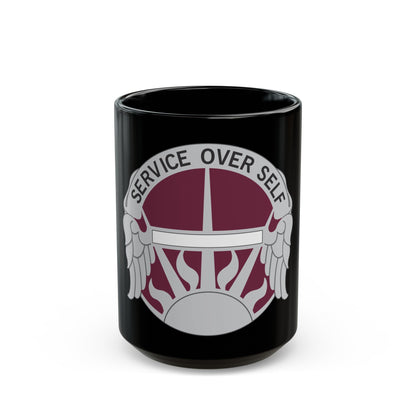 7 Medical Brigade (U.S. Army) Black Coffee Mug-15oz-The Sticker Space