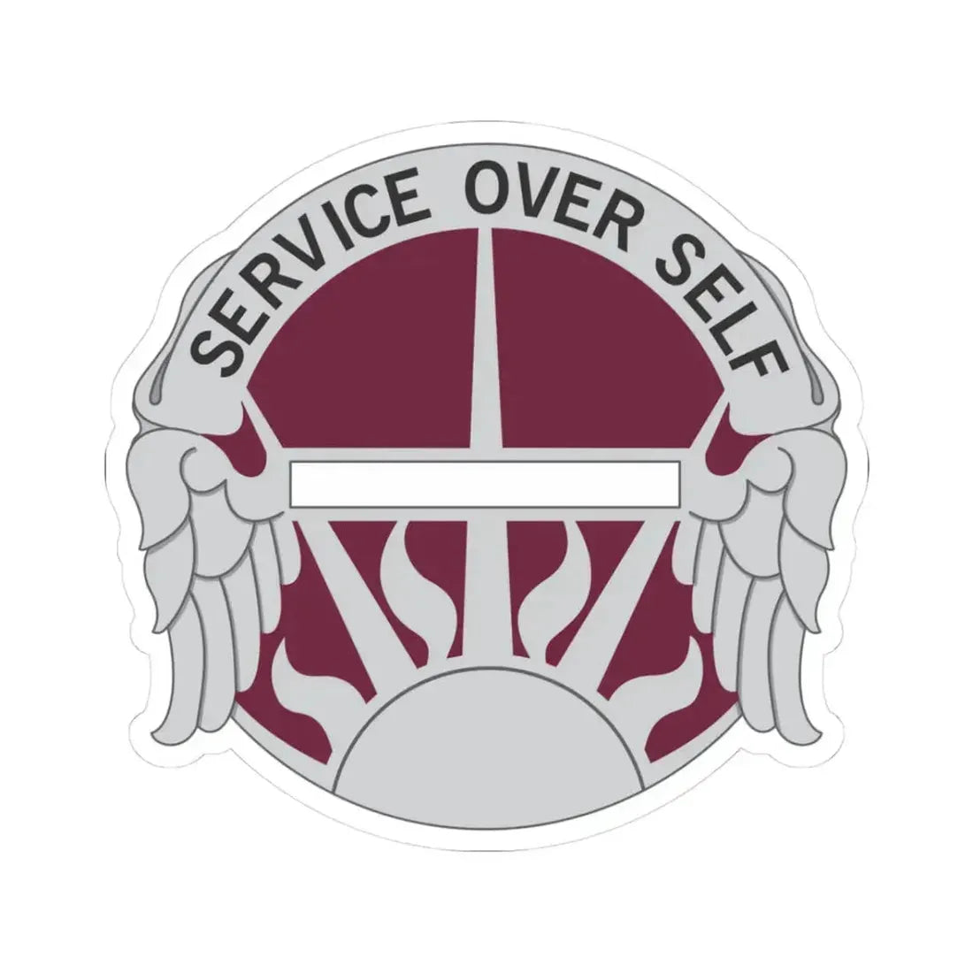 7 Medical Brigade (U.S. Army) STICKER Vinyl Kiss-Cut Decal 3 Inch White - The Sticker Space