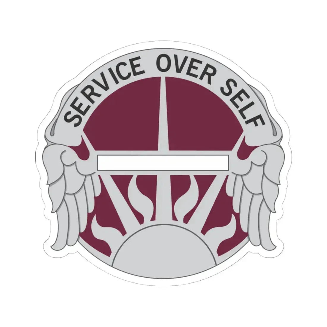 7 Medical Brigade (U.S. Army) STICKER Vinyl Kiss-Cut Decal 4 Inch White - The Sticker Space