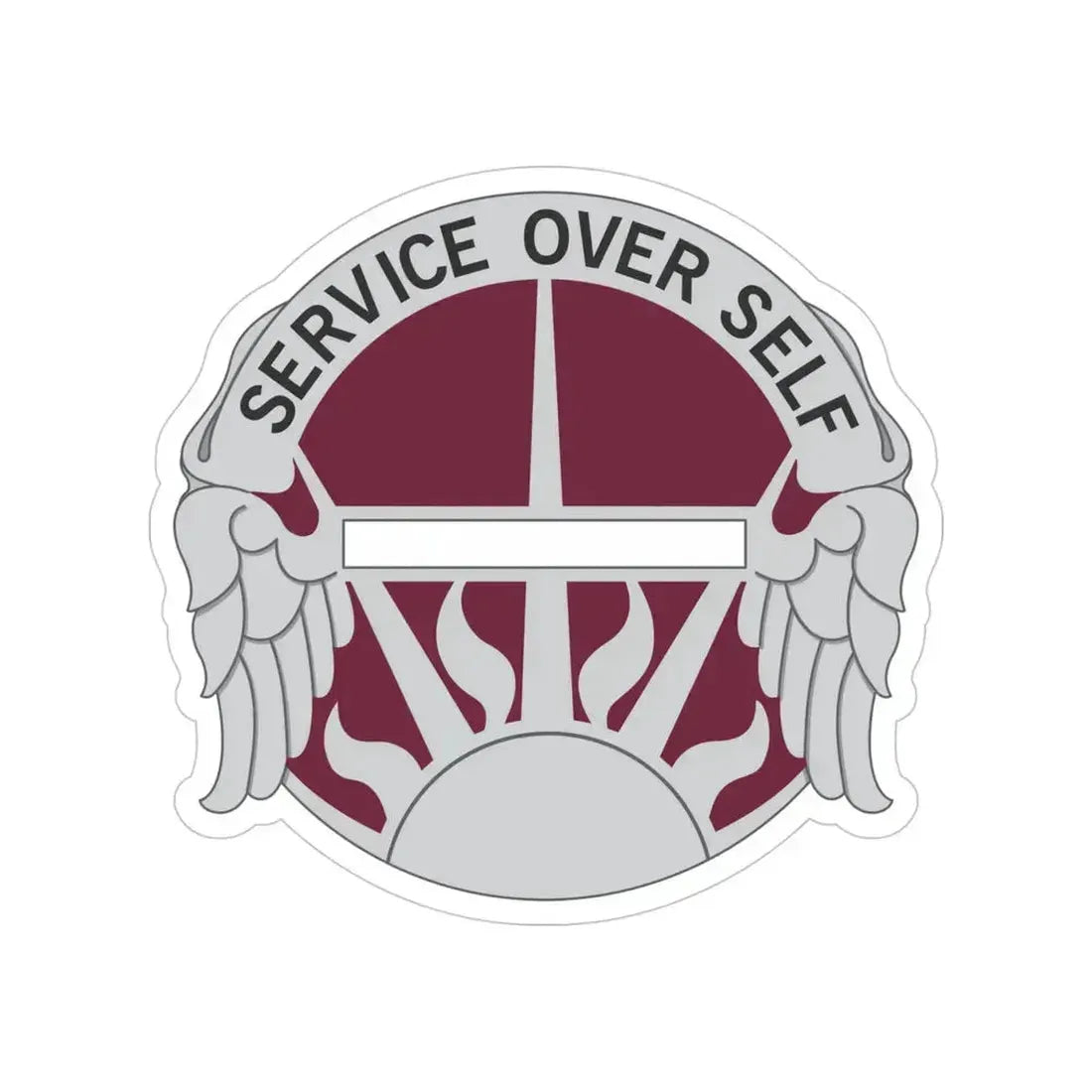 7 Medical Brigade (U.S. Army) Transparent STICKER Die-Cut Vinyl Decal 4 Inch - The Sticker Space