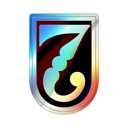 7 Medical Brigade v2 (U.S. Army) Holographic STICKER Die-Cut Vinyl Decal 3 Inch Holographic - The Sticker Space