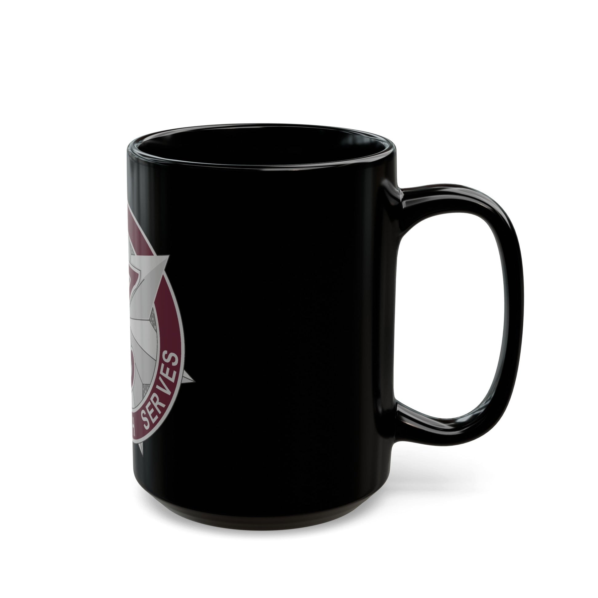 7 Medical Command 2 (U.S. Army) Black Coffee Mug-The Sticker Space