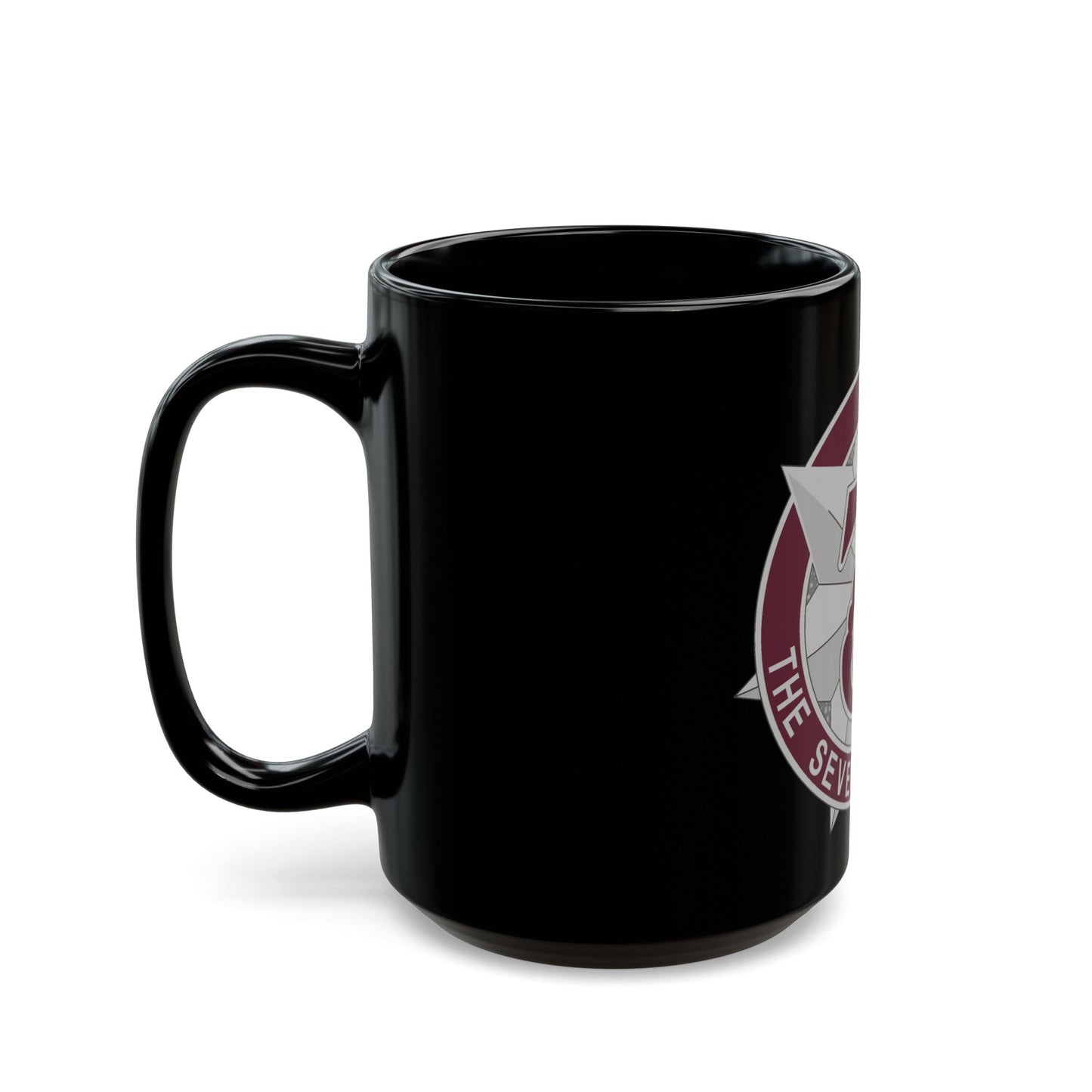 7 Medical Command 2 (U.S. Army) Black Coffee Mug-The Sticker Space