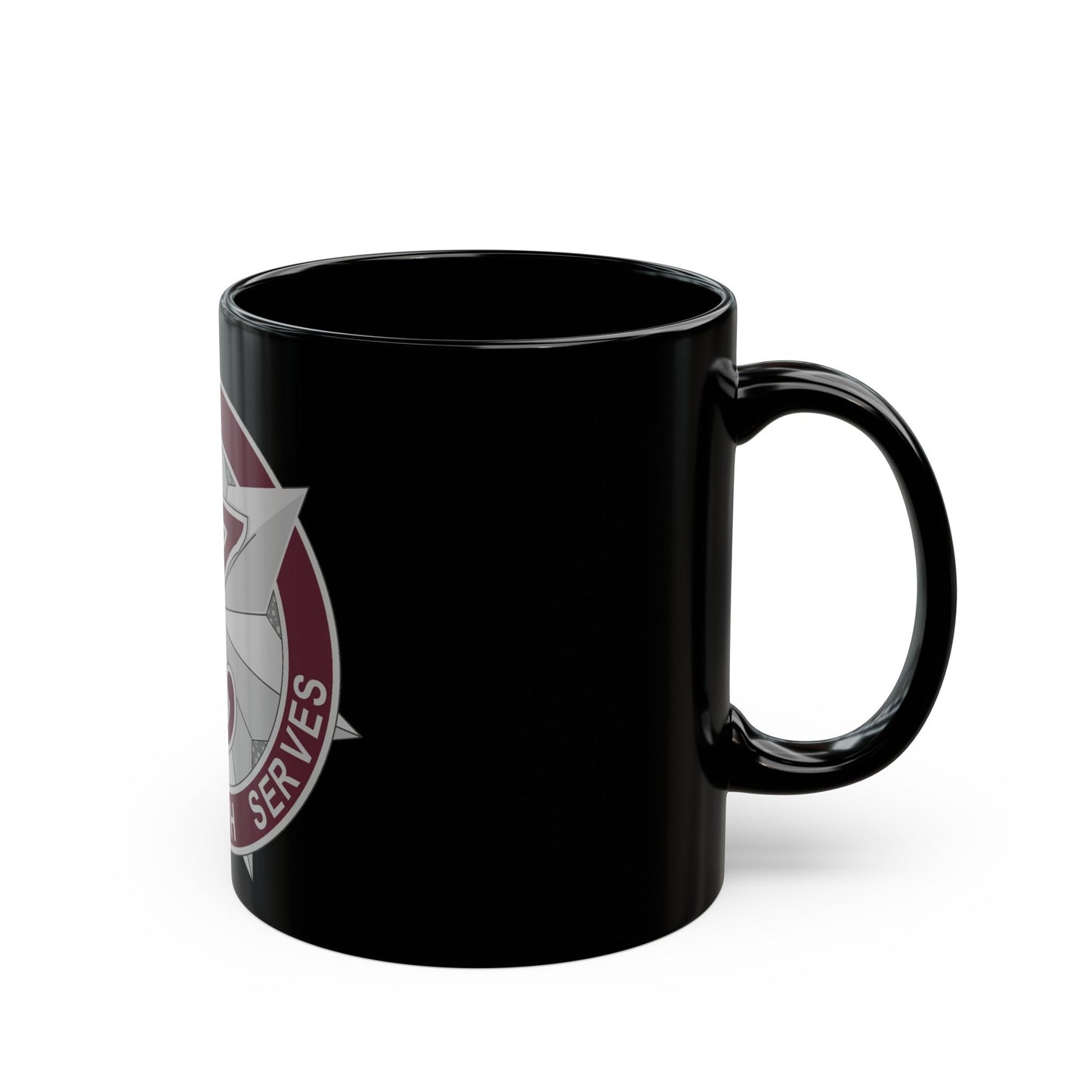 7 Medical Command 2 (U.S. Army) Black Coffee Mug-The Sticker Space