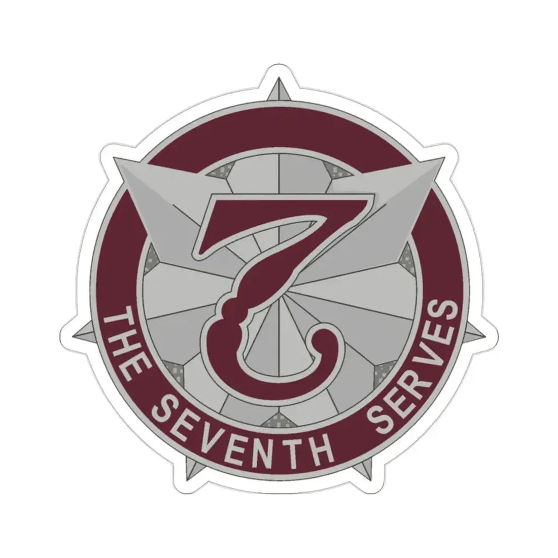 7 Medical Command 2 (U.S. Army) STICKER Vinyl Die-Cut Decal 2 Inch - The Sticker Space
