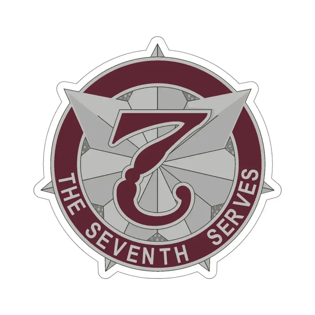 7 Medical Command 2 (U.S. Army) STICKER Vinyl Die-Cut Decal 5 Inch - The Sticker Space