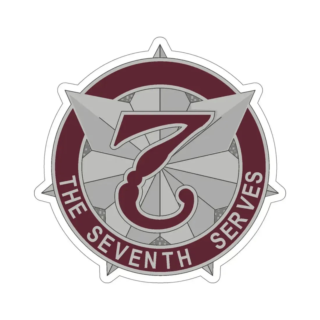 7 Medical Command 2 (U.S. Army) STICKER Vinyl Die-Cut Decal 6 Inch - The Sticker Space