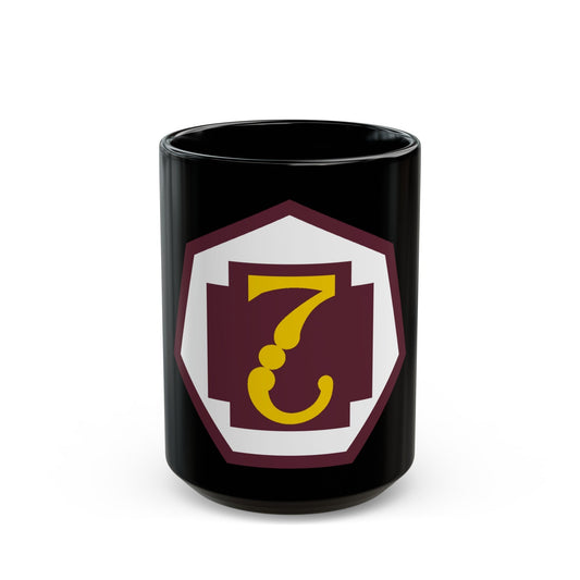 7 Medical Command (U.S. Army) Black Coffee Mug-15oz-The Sticker Space