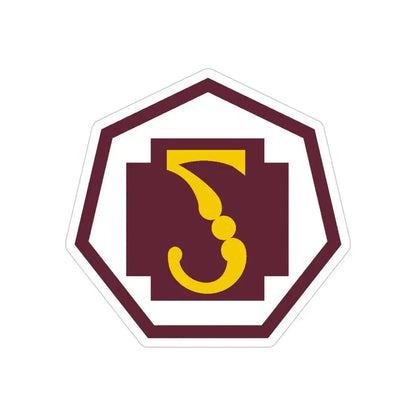 7 Medical Command (U.S. Army) REVERSE PRINT Transparent Die-Cut STICKER - The Sticker Space