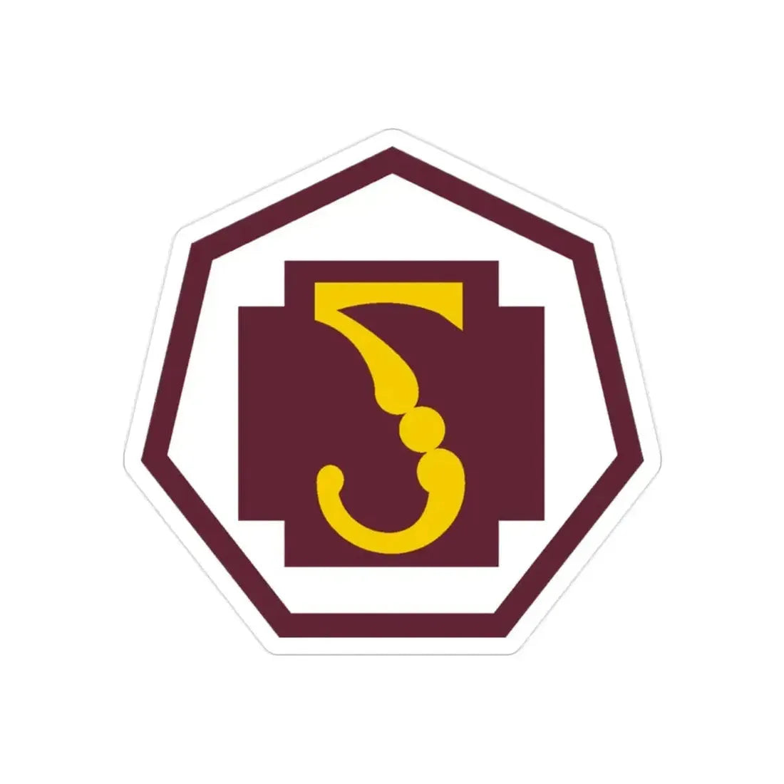 7 Medical Command (U.S. Army) REVERSE PRINT Transparent Die-Cut STICKER - The Sticker Space