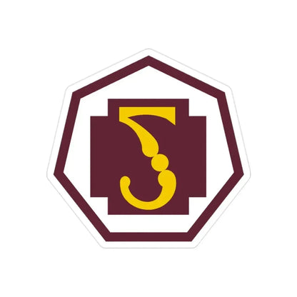 7 Medical Command (U.S. Army) REVERSE PRINT Transparent Die-Cut STICKER - The Sticker Space