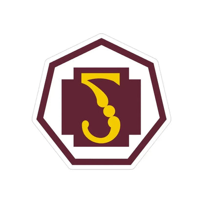 7 Medical Command (U.S. Army) REVERSE PRINT Transparent Die-Cut STICKER - The Sticker Space