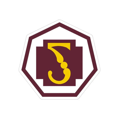 7 Medical Command (U.S. Army) REVERSE PRINT Transparent Die-Cut STICKER - The Sticker Space