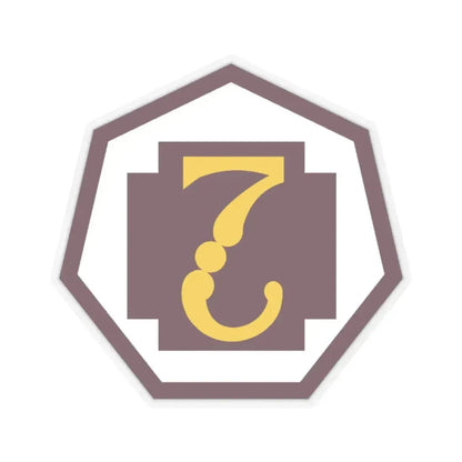 7 Medical Command (U.S. Army) STICKER Vinyl Kiss-Cut Decal 2 Inch Transparent - The Sticker Space