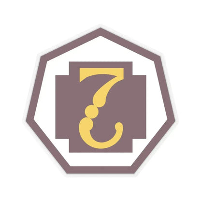 7 Medical Command (U.S. Army) STICKER Vinyl Kiss-Cut Decal 3 Inch Transparent - The Sticker Space