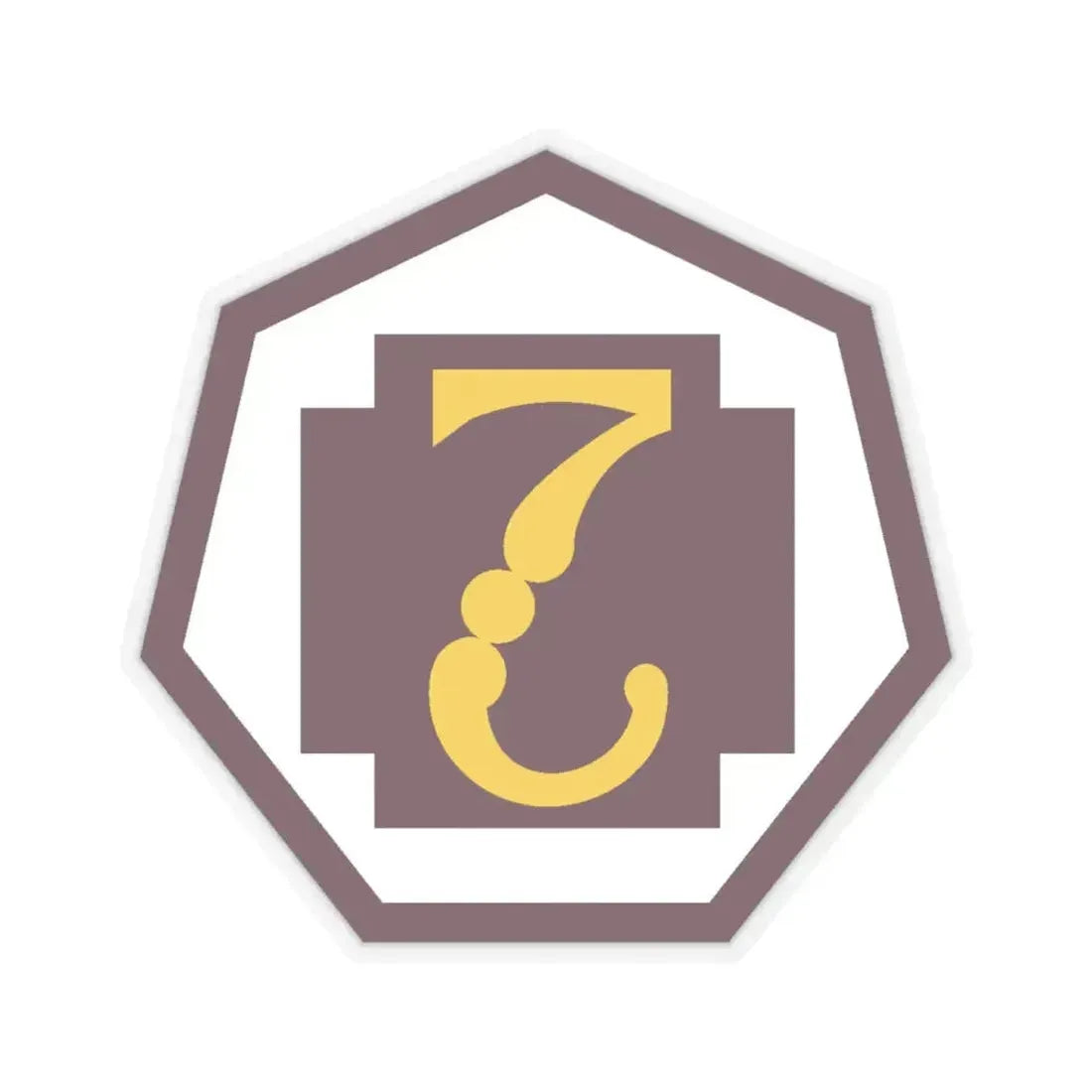 7 Medical Command (U.S. Army) STICKER Vinyl Kiss-Cut Decal 6 Inch Transparent - The Sticker Space