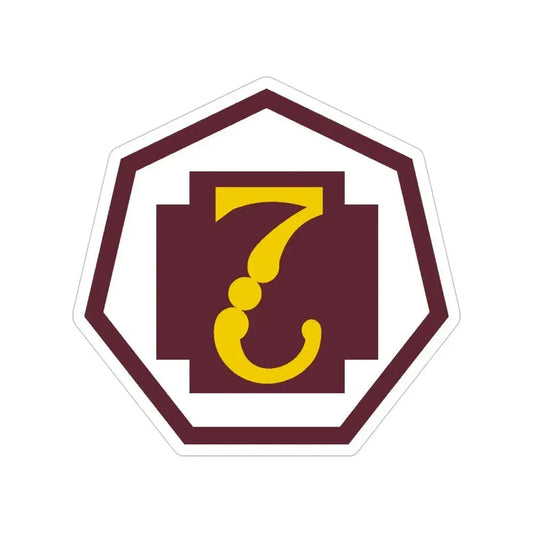 7 Medical Command (U.S. Army) Transparent STICKER Die-Cut Vinyl Decal 6 Inch - The Sticker Space