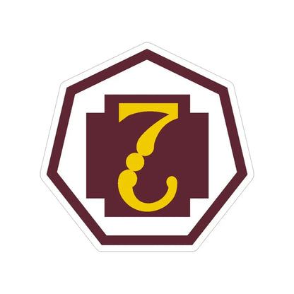 7 Medical Command (U.S. Army) Transparent STICKER Die-Cut Vinyl Decal - The Sticker Space