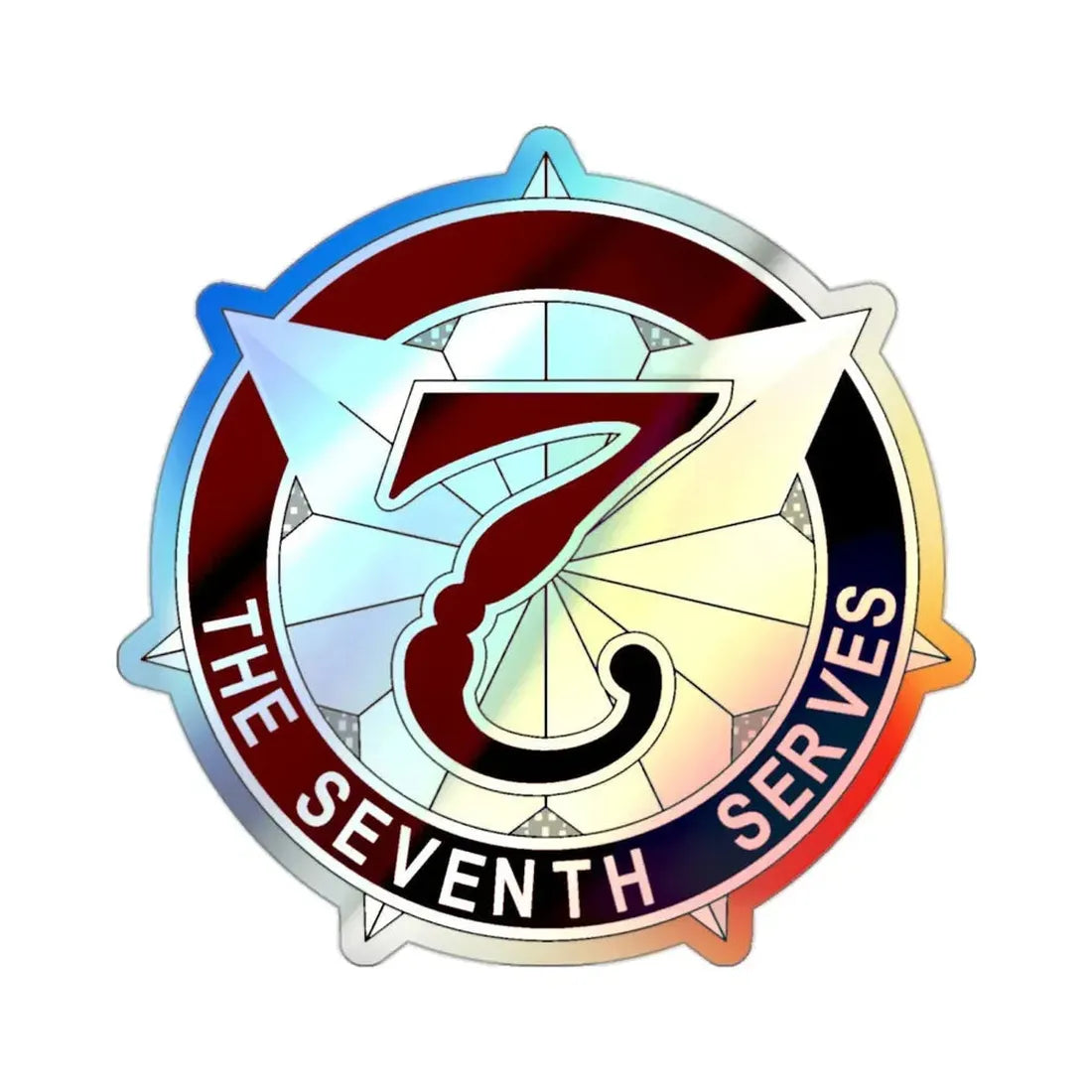 7 Medical Command v2 (U.S. Army) Holographic STICKER Die-Cut Vinyl Decal - The Sticker Space