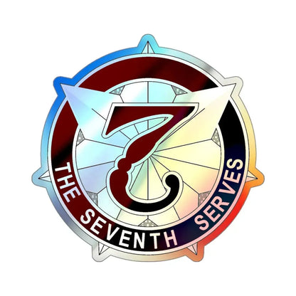 7 Medical Command v2 (U.S. Army) Holographic STICKER Die-Cut Vinyl Decal - The Sticker Space