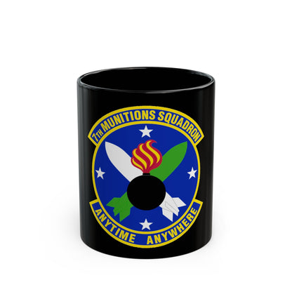 7 Munitions Squadron ACC (U.S. Air Force) Black Coffee Mug-11oz-The Sticker Space