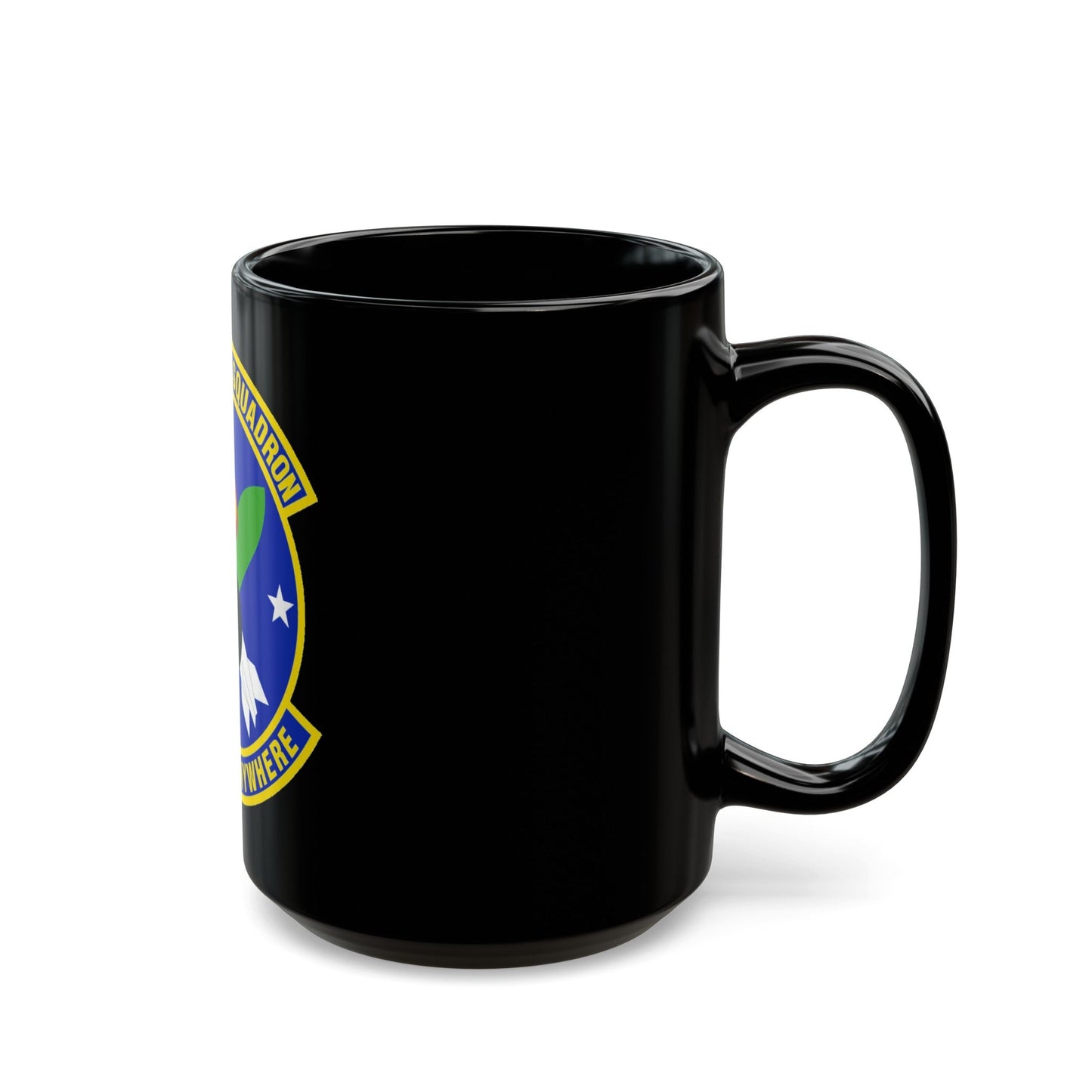 7 Munitions Squadron ACC (U.S. Air Force) Black Coffee Mug-The Sticker Space