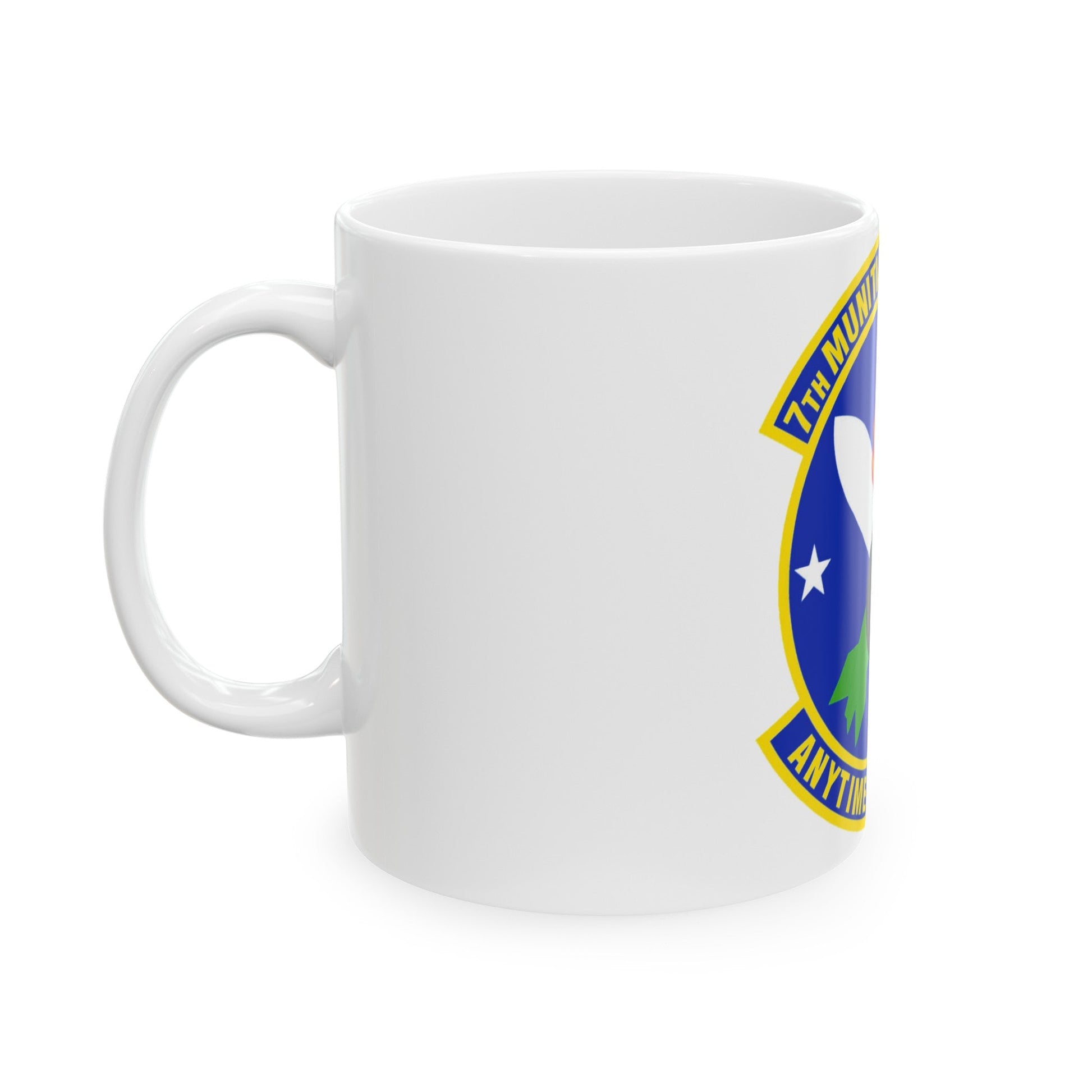 7 Munitions Squadron ACC (U.S. Air Force) White Coffee Mug-The Sticker Space