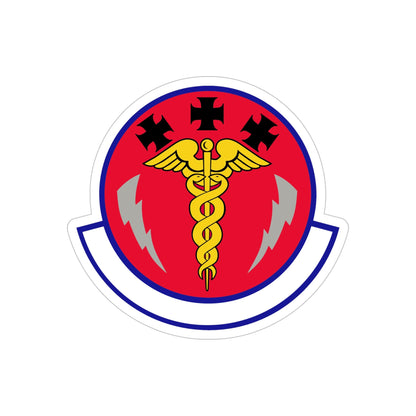 7 Operational Medical Readiness Squadron AFGSC (U.S. Air Force) REVERSE PRINT Transparent STICKER-5" × 5"-The Sticker Space