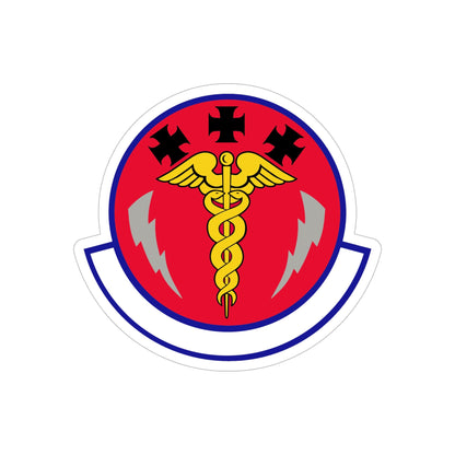 7 Operational Medical Readiness Squadron AFGSC (U.S. Air Force) REVERSE PRINT Transparent STICKER-6" × 6"-The Sticker Space