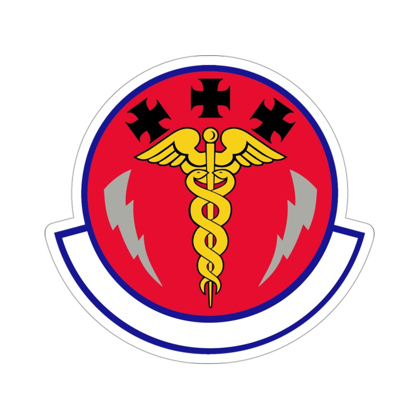 7 Operational Medical Readiness Squadron AFGSC (U.S. Air Force) STICKER Vinyl Die-Cut Decal-3 Inch-The Sticker Space