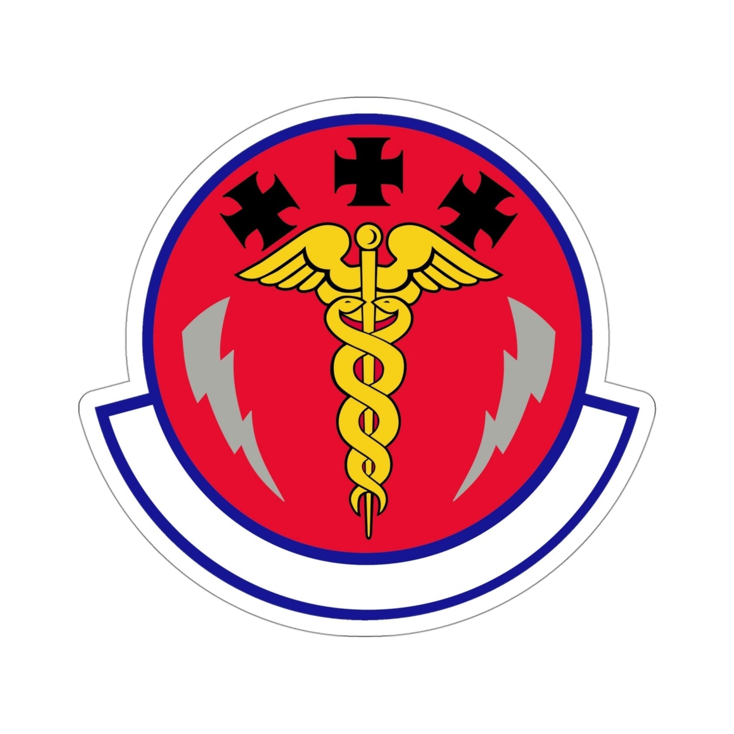 7 Operational Medical Readiness Squadron AFGSC (U.S. Air Force) STICKER Vinyl Die-Cut Decal-4 Inch-The Sticker Space